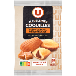 U Madeleines coquilles pur beurre caramel - 300g