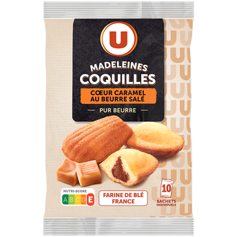 U Madeleines coquilles pur beurre caramel - 300g
