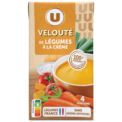 U Soupe Velouté de légumes à la crème brique de 1l