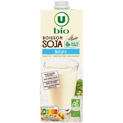 U BIO Boisson végétale soja nature 1l