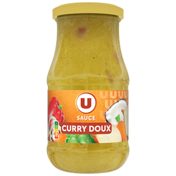 U Sauce curry doux bocal de 446ml