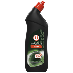 U Gel wc surpuissant javel 5 en 1 bouteille de 750ml