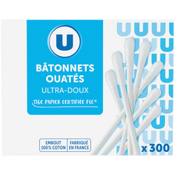 U Bâtonnets ouatés, boîte éco x300