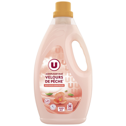 U Adoucissant dilué velours de pêche flacon de 2l