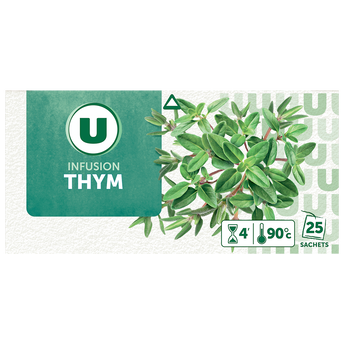 U Infusion au thym U x25 sachets 27,5g