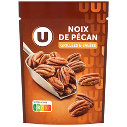 U Noix de pécan grillées et salées sachet de 75g