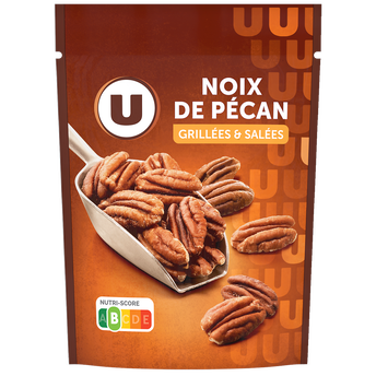U Noix de pécan grillées et salées sachet de 75g