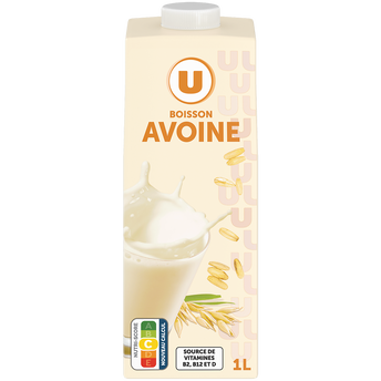 U Boisson végétale saveur avoine 1l