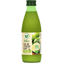 U BIO Jus de citron vert , 25cl