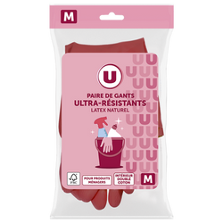 U Gant ménage ultra résistant latex taille M
