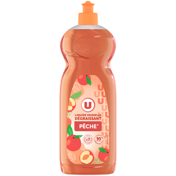 U Liquide vaisselle velours de pêche flacon de 750ml