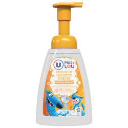 U Mousse lavante mains Abricot - 250ml