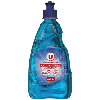 U Liquide vaisselle anti-bactérien 500ml