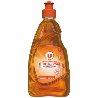 U Liquide vaisselle désincrustant flacon 500ml