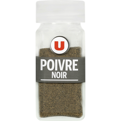 U Poivre noir moulu format classique, 45g