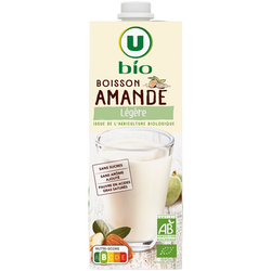 U BIO Boisson végétale amande légère 1l