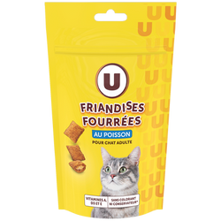 U Friandises fourrées au poisson MSC pour chat stérilisé 60g