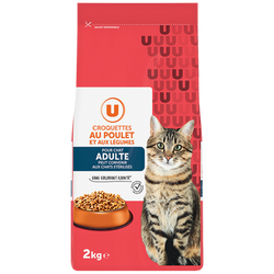 U Croquettes au poulet & aux légumes pour chat 2kg