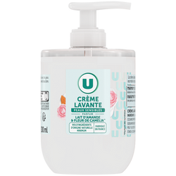 U Crème lavante lait amande camélia 300ml