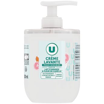 U Crème lavante lait amande camélia 300ml