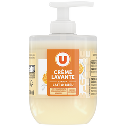 U Crème lavante lait et miel 300ml