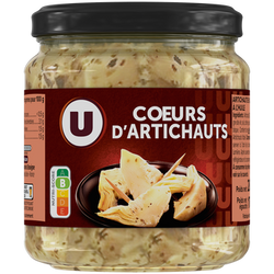 U Artichauts en quartiers marinés à l'huile 280g