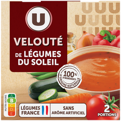 U Soupe Velouté légumes du soleil 2x30cl