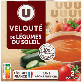 U Soupe Velouté légumes du soleil 2x30cl
