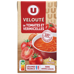 U Soupe Velouté tomates vermicelles brique 1L