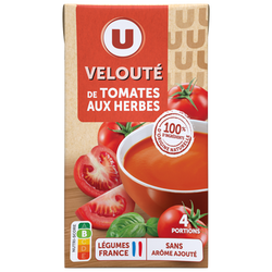 U Soupe Velouté de tomates brique 1 litre