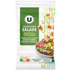 U Croûtons salade ail et fines herbes 60g