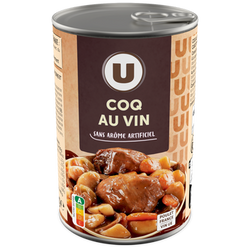 U Coq au vin boîte 1/2 400g
