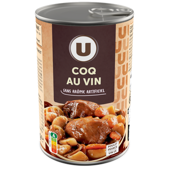 U Coq au vin boîte 1/2 400g
