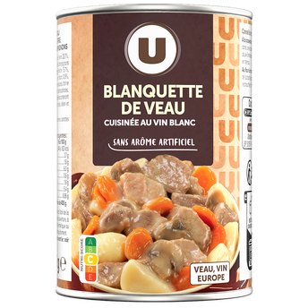 U Blanquette de veau - Boîte de 400g
