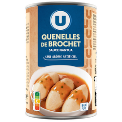 U Quenelles de brochet sauce nantua aromatisée Boîte 1/2 de 400g