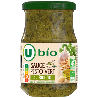 U BIO Sauce pesto vert , 190g
