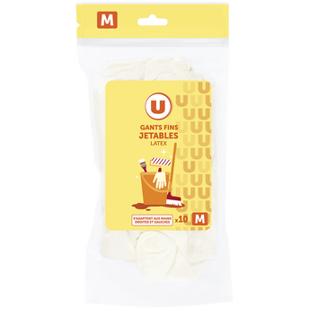U Gants non doubles ARIX taille S X10