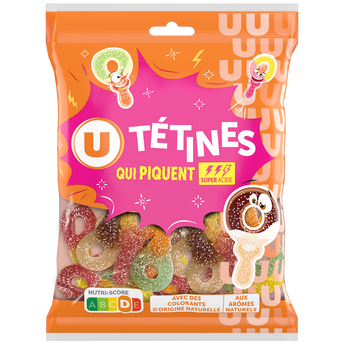 U Bonbons gélifiés tétines - sachet de 250g