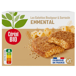 (02/05/25) Galette Boulgour, Sarrasin et Emmental CEREAL BIO - 200g