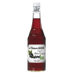 Sirop de mûre et cassis LA MAISON GUIOT, bouteille de 70cl
