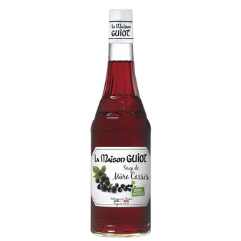 Sirop de mûre et cassis LA MAISON GUIOT, bouteille de 70cl
