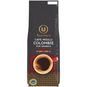 U SAVEURS Café moulu Colombie - 250g