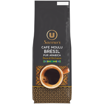 U SAVEURS Café moulu Brésil - 250g
