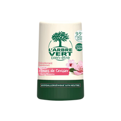 Déodorant fleur cerisier L'ARBRE VERT BIEN ETRE 50ml