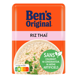 Riz Thaï express 2min BEN'S ORIGINAL - Sachet micro-ondable 220g