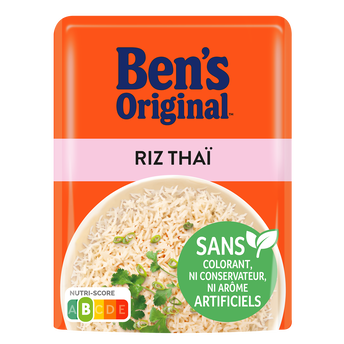 Riz Thaï express 2min BEN'S ORIGINAL - Sachet micro-ondable 220g