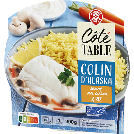 Colin d'alaska Côté Table Barquette micro-ondable 300g