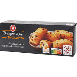 Gâteaux aux pépites chocolat x6 Chaque Jour Sans Gluten 230g