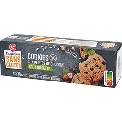 Cookies Chaque Jour sans gluten aux pépites de chocolat - 150g