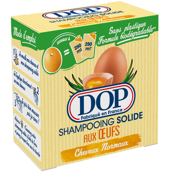 Shampooing solide Cheveux normaux aux oeufs DOP 65g